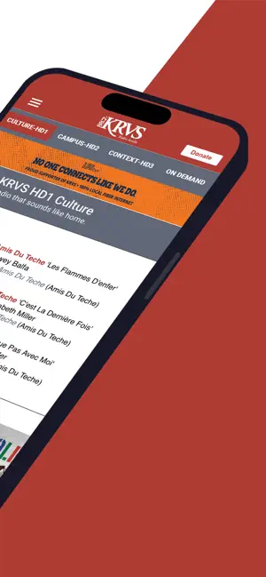 KRVS 88.7 FM screenshot 2
