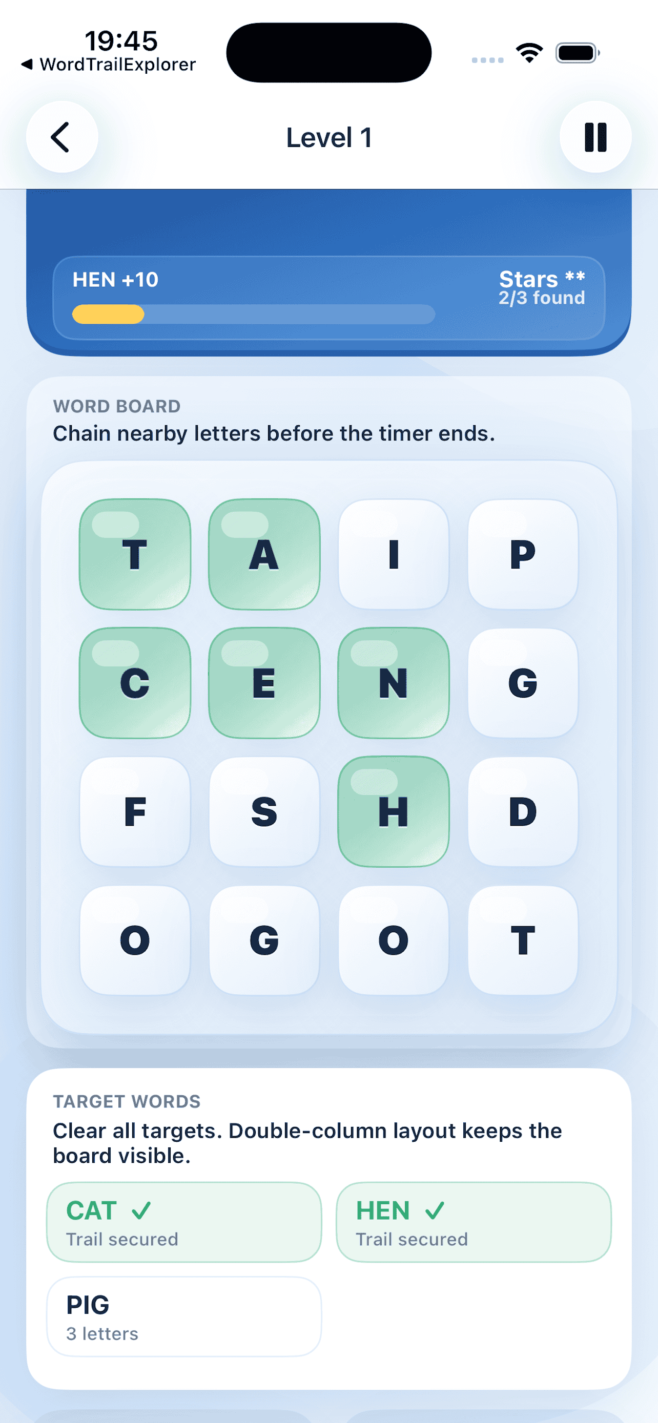 Word Trail Explorer