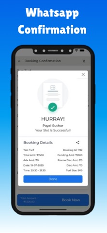 Fabzia Turf Booking Management screenshot