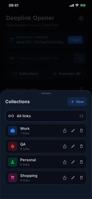 Deeplink Opener Utility screenshot 2