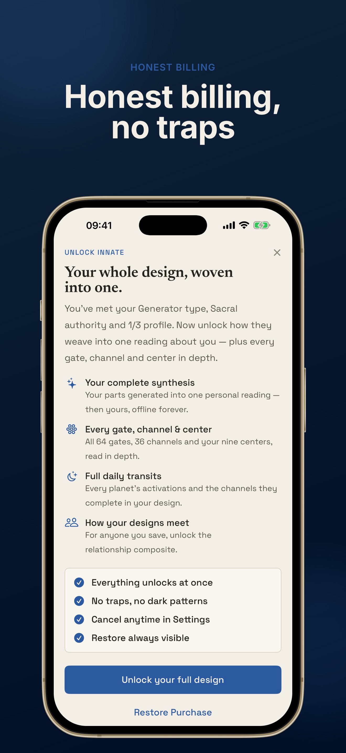 Innate: Human Design Chart screenshot 6