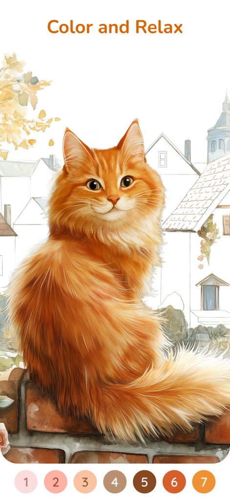 Happy Color by Numbers Game - Relaxing Creative Escape