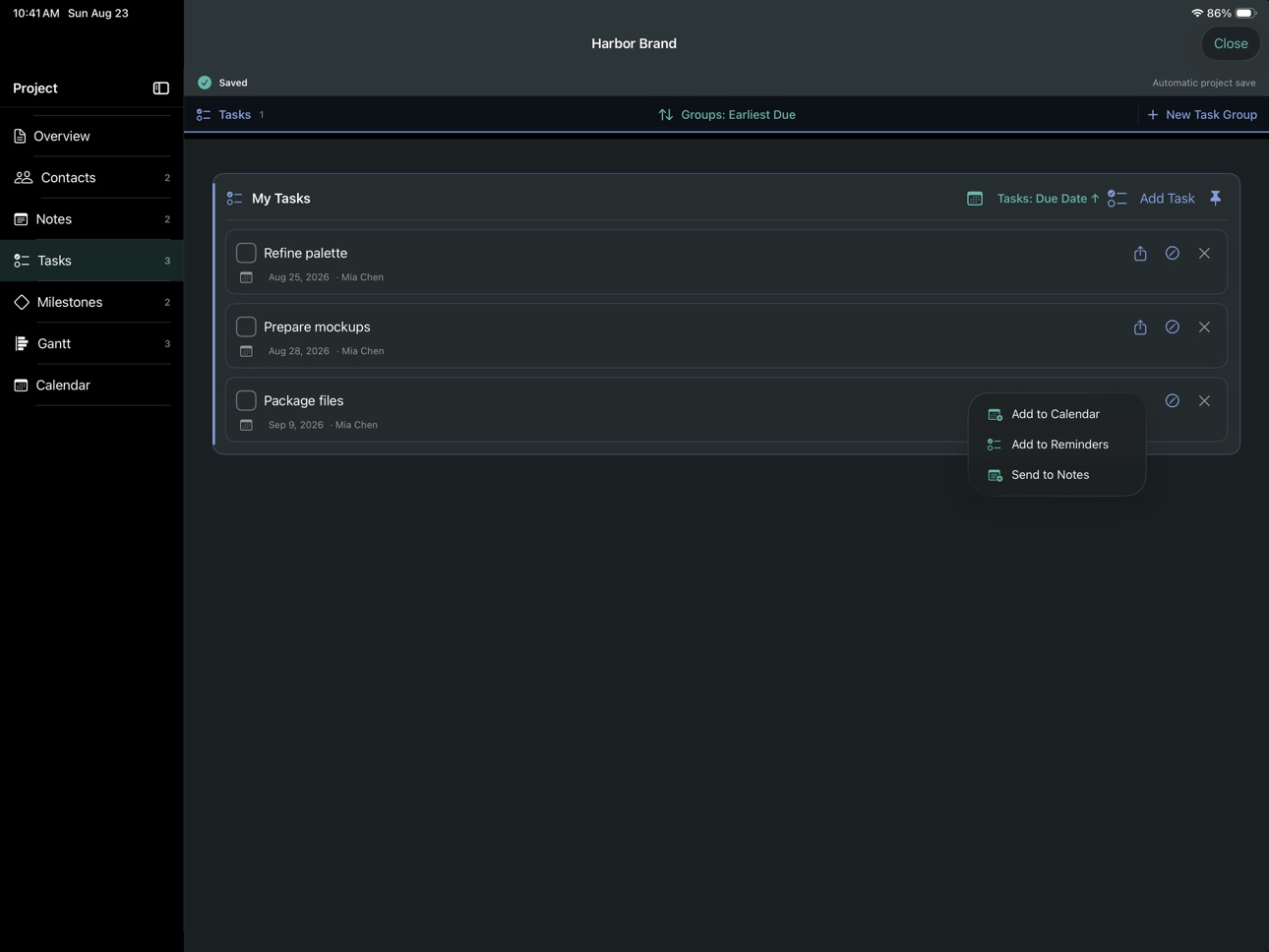 Screenshot 12 of PlanConsole