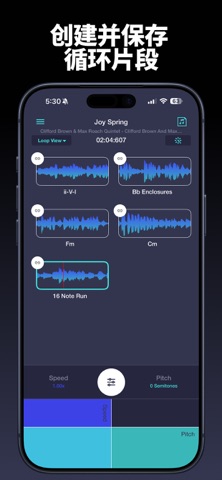 音乐变速与音频分离扒谱：Transcribe+ screenshot