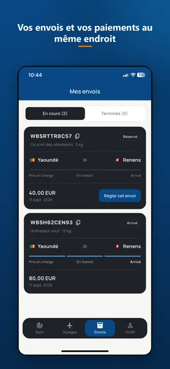 WBS Logistic screenshot 3