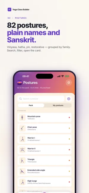 Yoga Class Builder: Flow screenshot 3