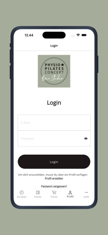 Physio Pilates Concept iPhone screenshot