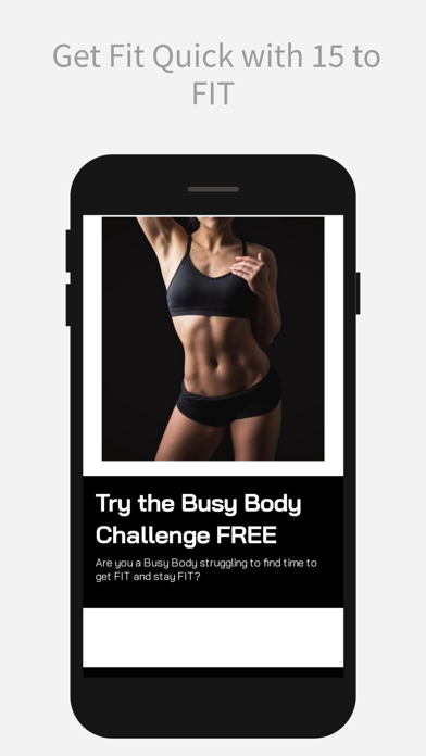 15 to Fit app screenshot
