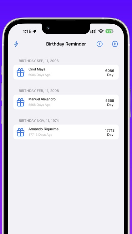 BirthDay Reminder List screenshot-3