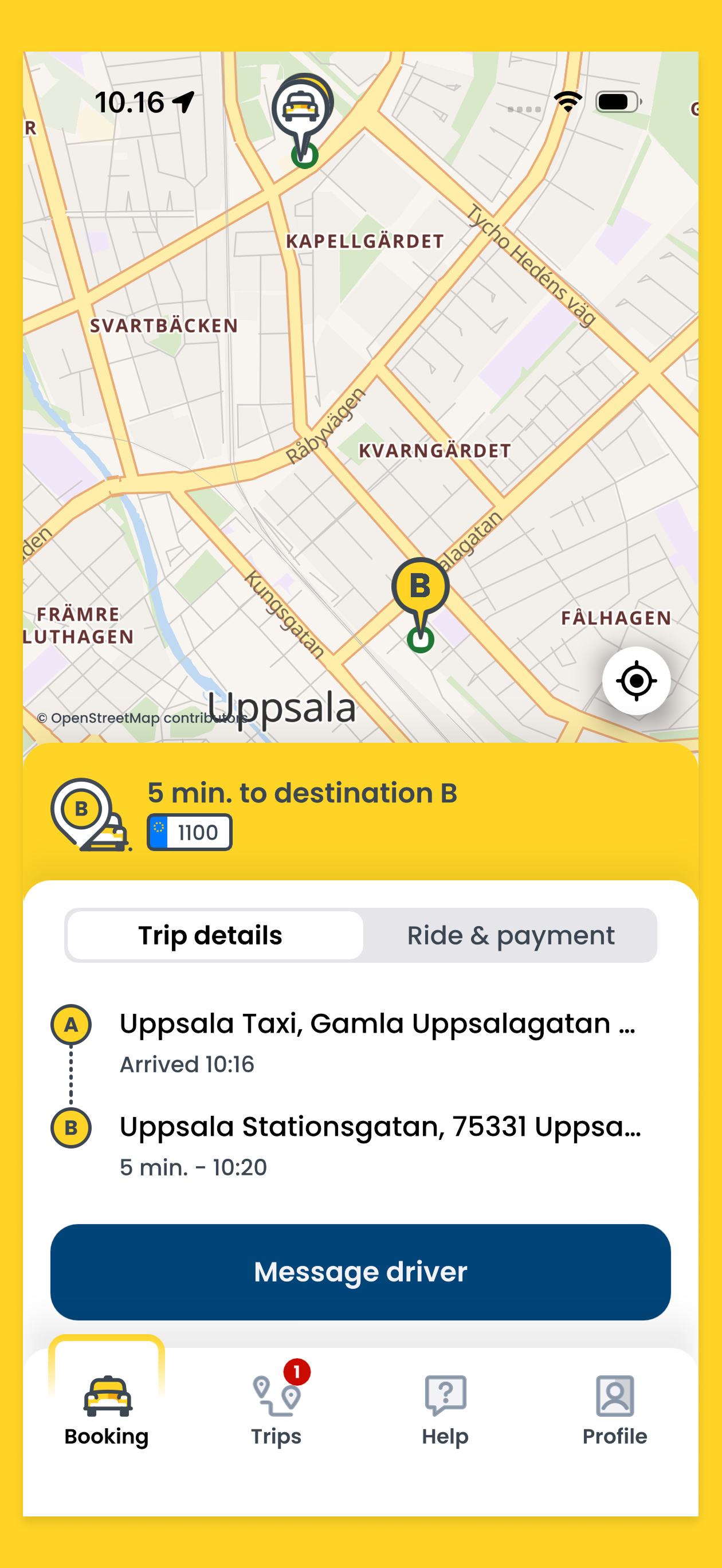 Uppsala Taxi 100 000