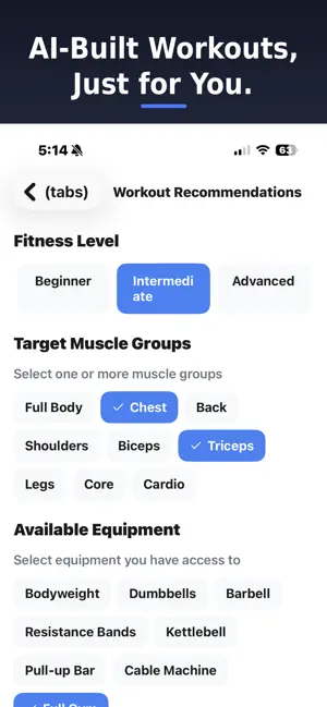 FitForge Fitness App screenshot 3