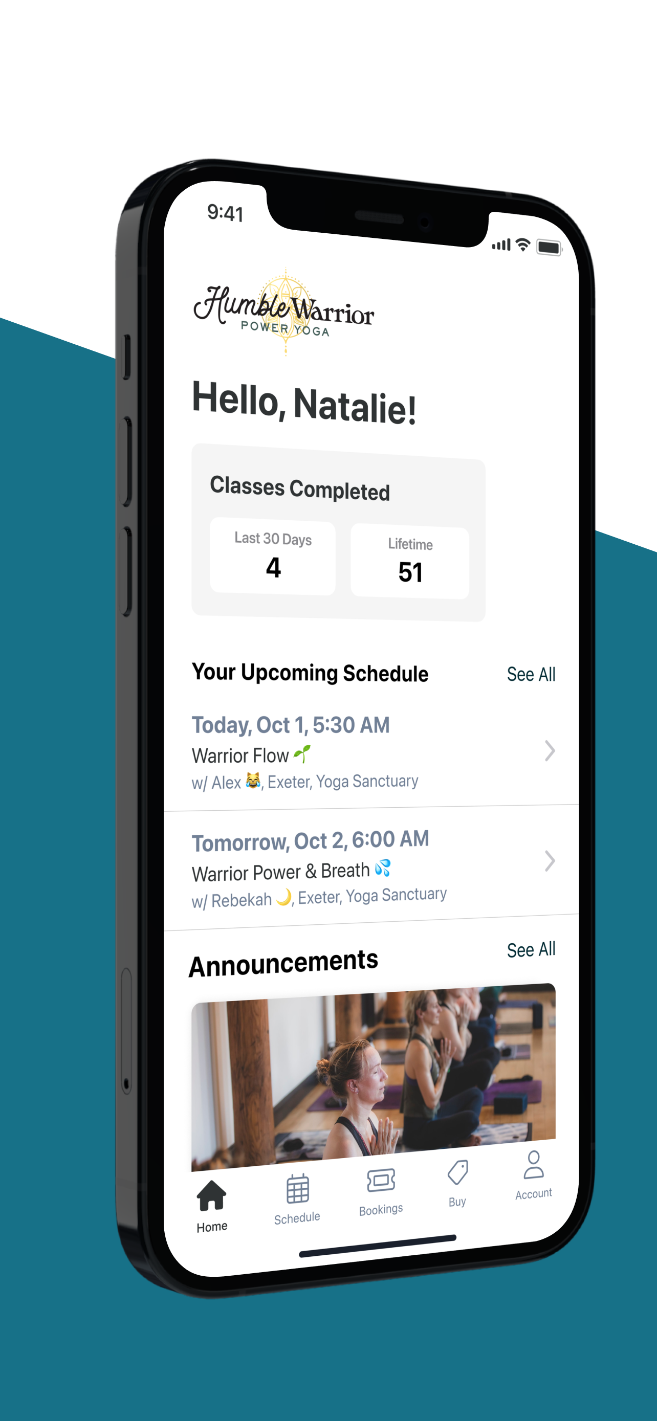 Humble Warrior Power Yoga