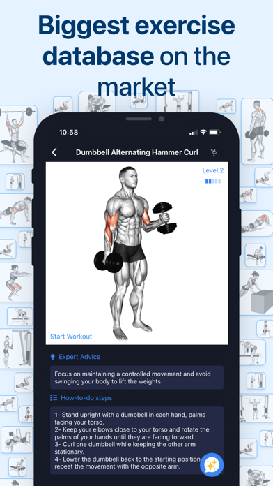 Fitness Planner Gym・Workout AI Screenshot