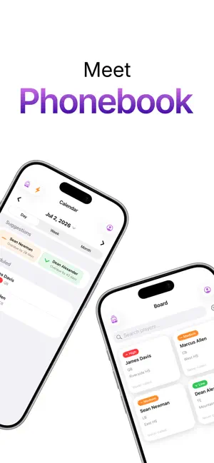 Phonebook: Football Studio screenshot 1