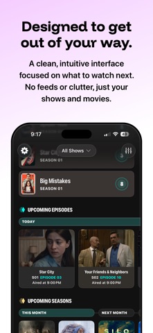 Showline: TV & Movie Tracker screenshot