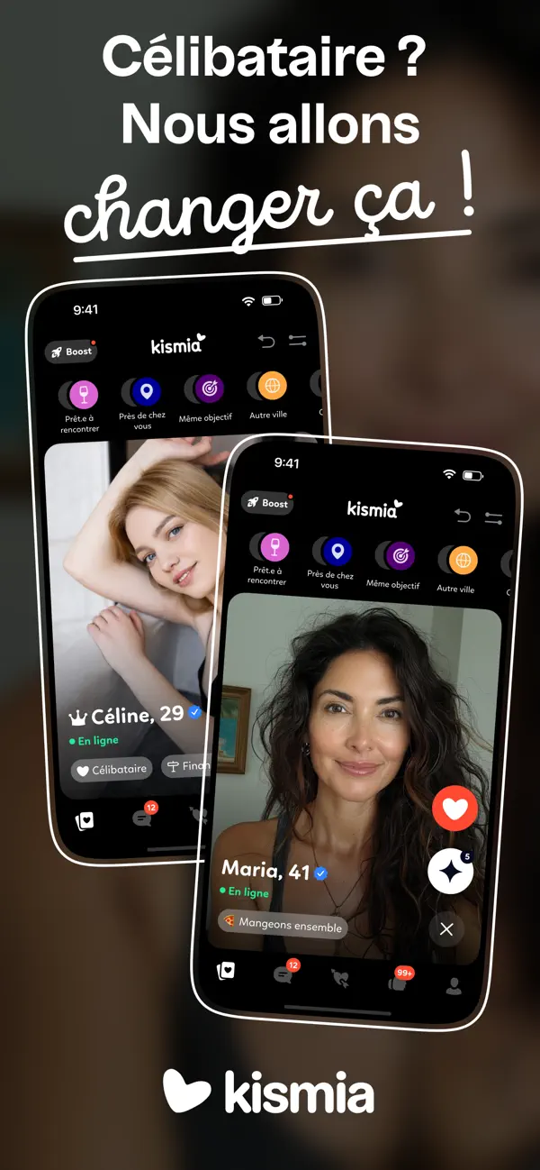 Screenshot #1 pour Kismia - Rencontres & Chat