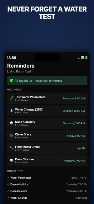 Frag: Aquarium & Reef Tracker screenshot 3