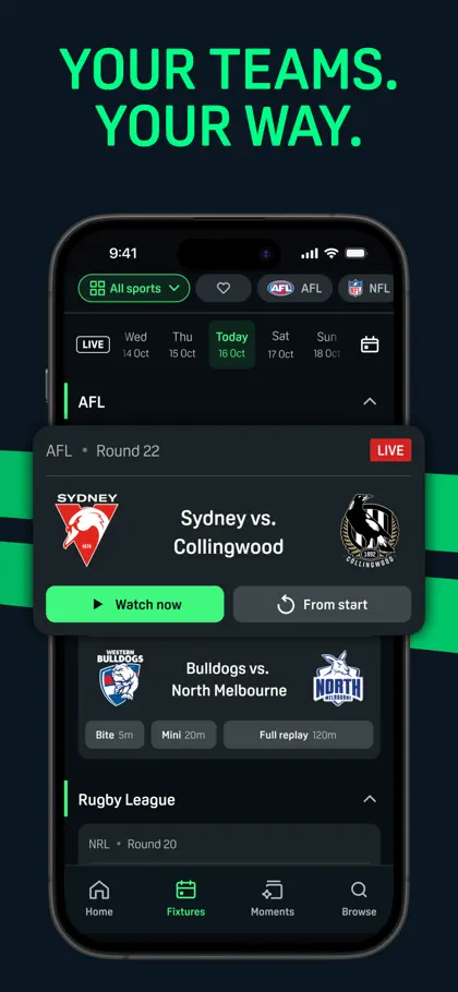 Kayo Sports screenshot 5 of 6