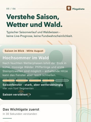 Pilzgebiete – Pilze finden iPad screenshot 5