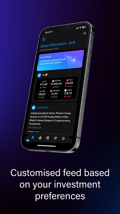 Fora: Crypto & Stock Screenshot