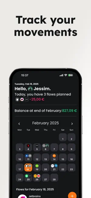 Subflow | Track subscriptions screenshot 2