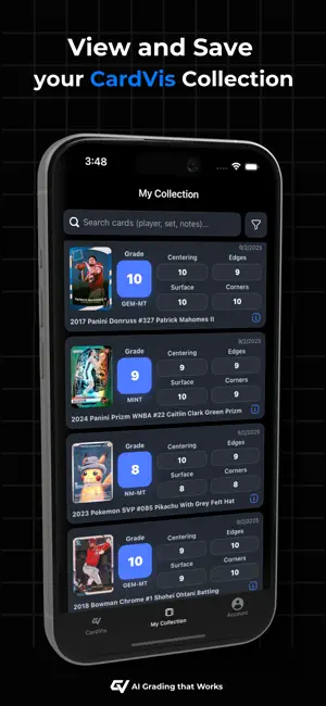 CardVis - Sports & TCG Grading screenshot 4