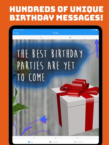 Happy Birthday Quotes & Wishes iPad screenshot