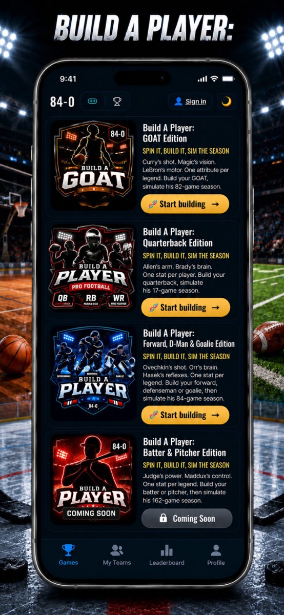 84-0.com: Sports Draft Games official gameplay screenshot 4