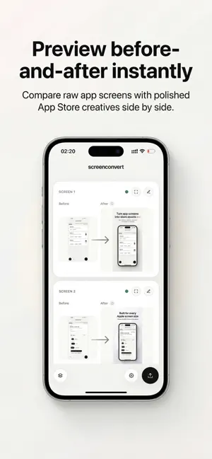 ScreenConvert: App Screenshots screenshot 4