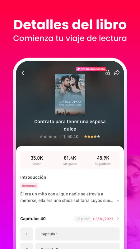 LeReader-Lee nuevas historias screenshot 4 of 6