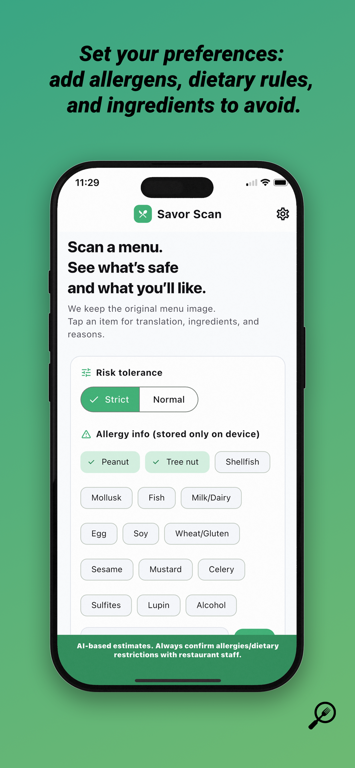 Savor Scan screenshot 3