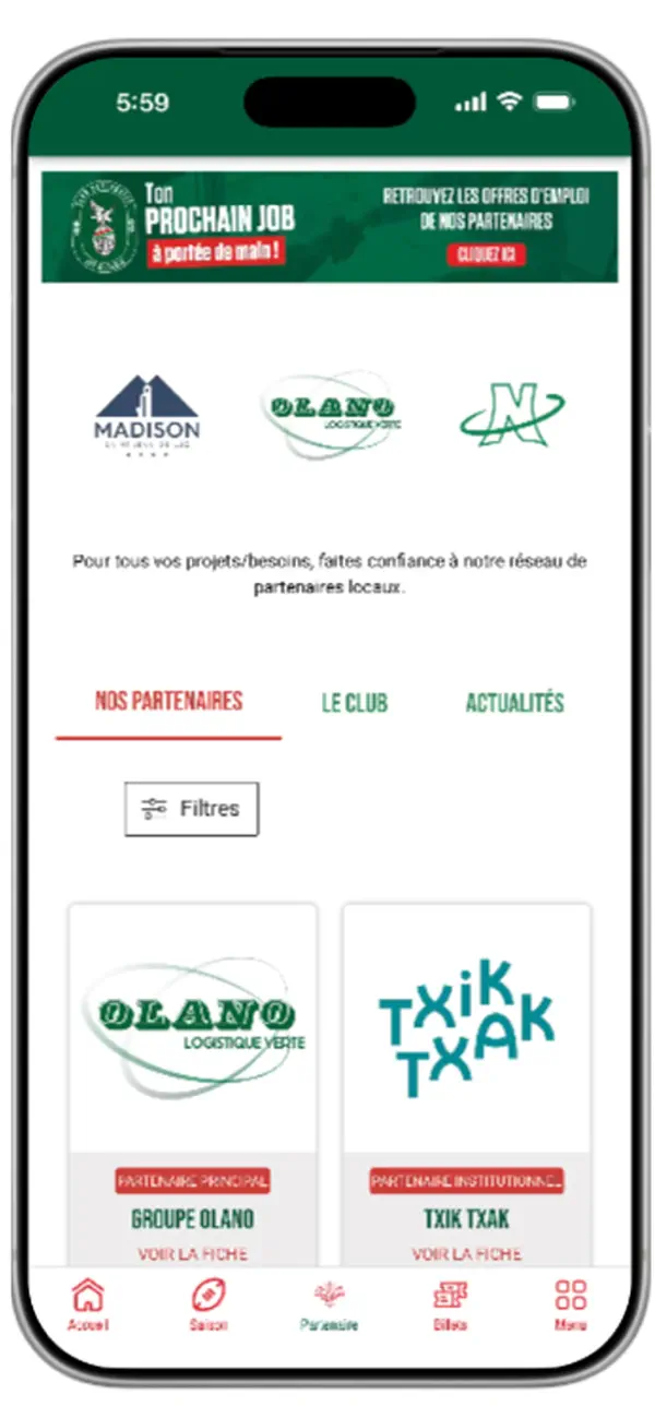 Screenshot #3 pour SJLO RUGBY