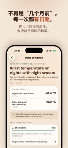 Perigee: 更年期记录 screenshot