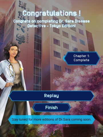 Dr. Sara: Disease Detective iPad screenshot