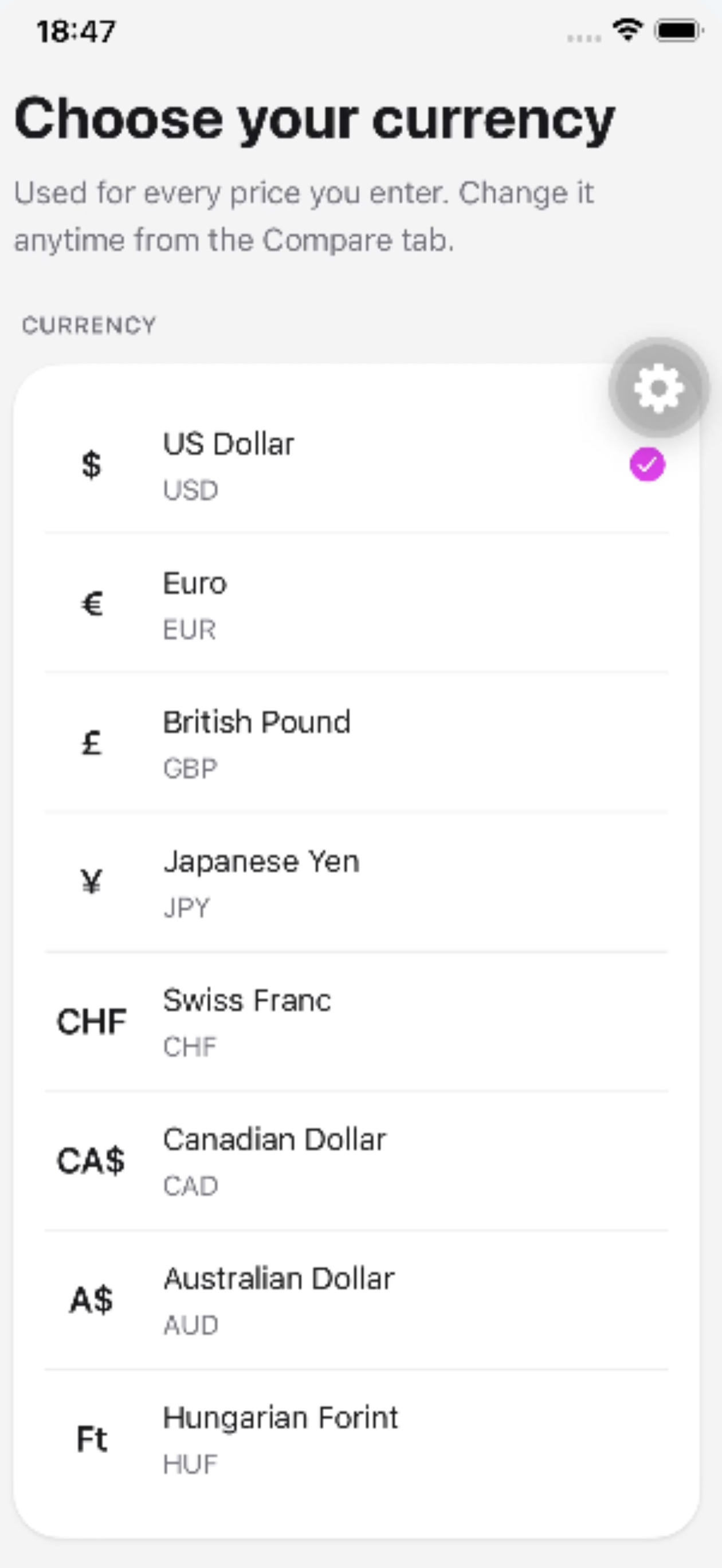 Screenshot 1 of PriceLens-Scan. Compare. Save
