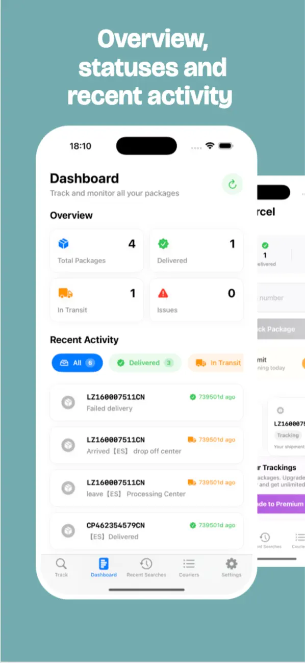 Screenshot #2 pour Suivi Colis: TrackParcel