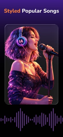 AI Song maker. Music generator iPhone screenshot