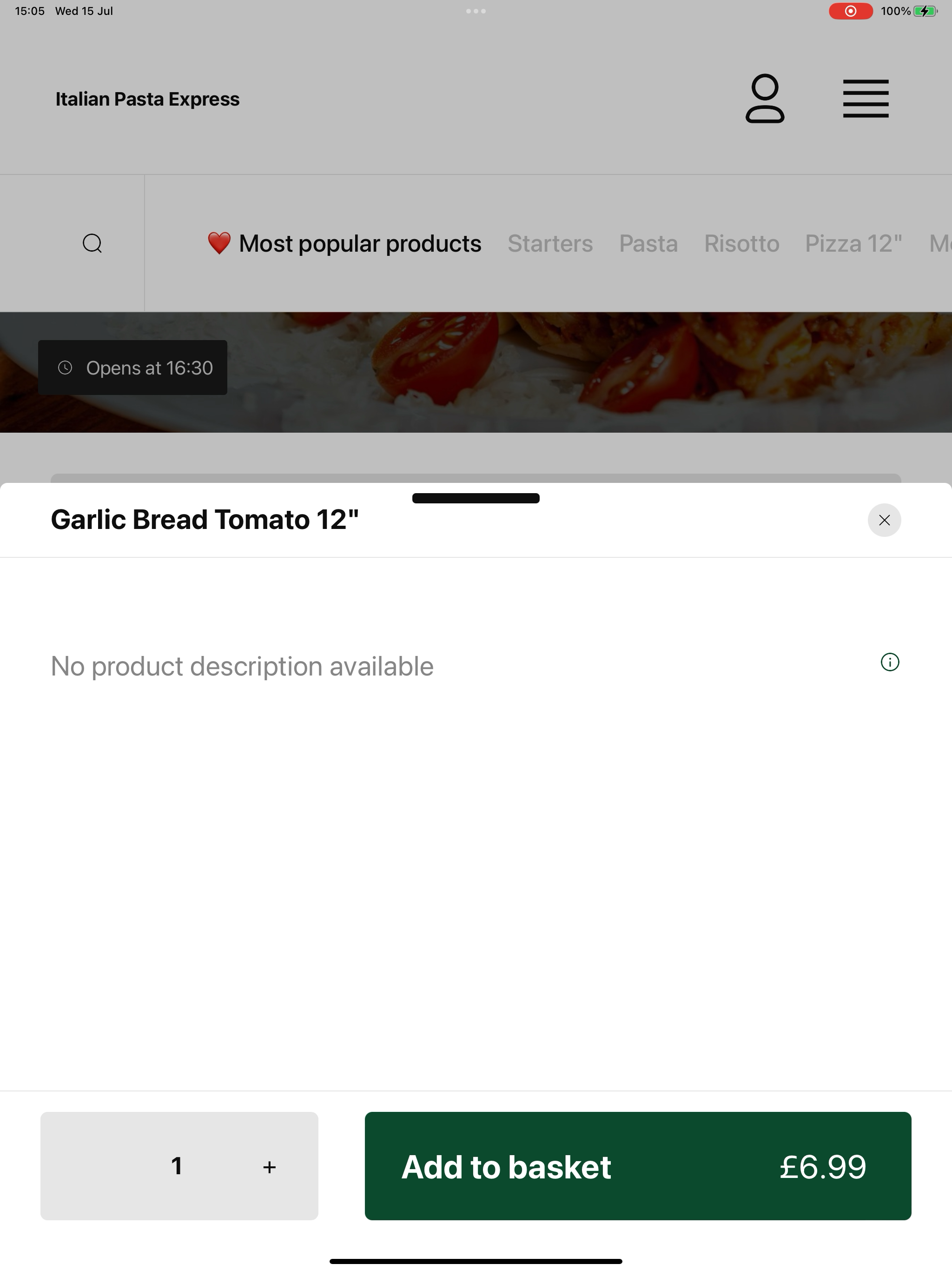 Italian Pasta Express screenshot 12