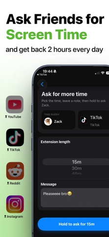 PeerPause: Ask for Screen Time Screenshot 1 of 6