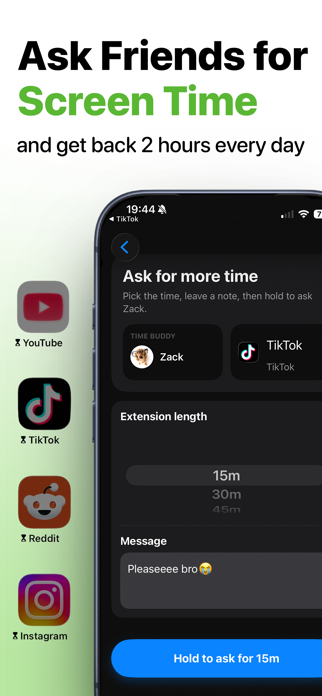 PeerPause: Ask for Screen Time Screenshot 1 of 6