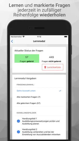 Screenshot von AEVO-Held Prüfungsvorbereitung auf dem iPhone 2