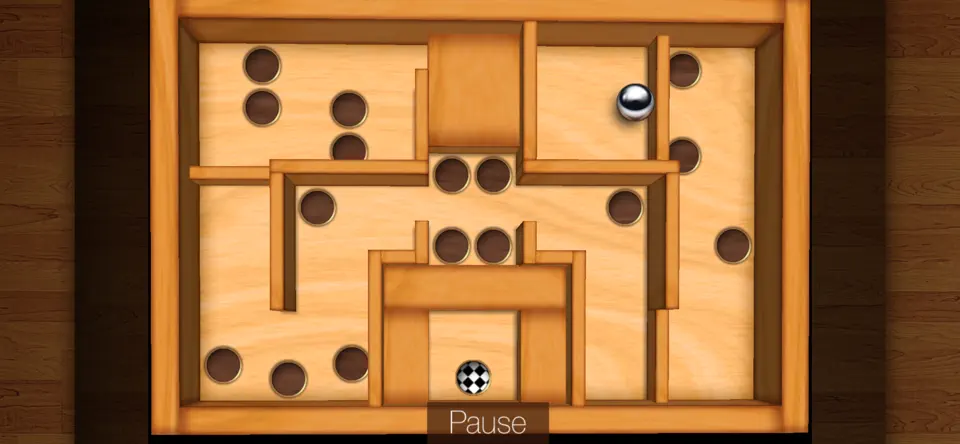 Screenshot von Wooden Labyrinth 3D auf dem iPhone 1