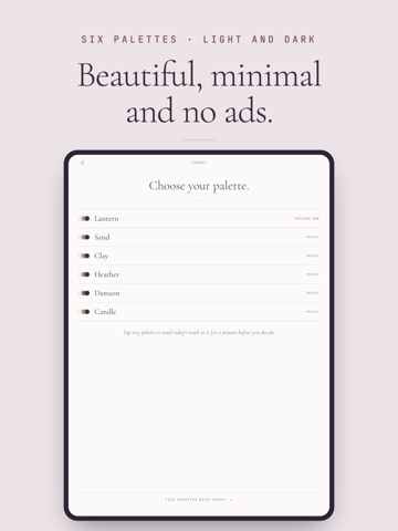 Daily Bible Affirmations Truth iPad screenshot
