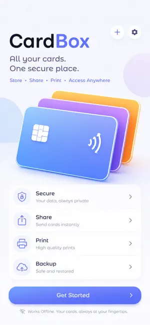 CardBox Wallet screenshot 1