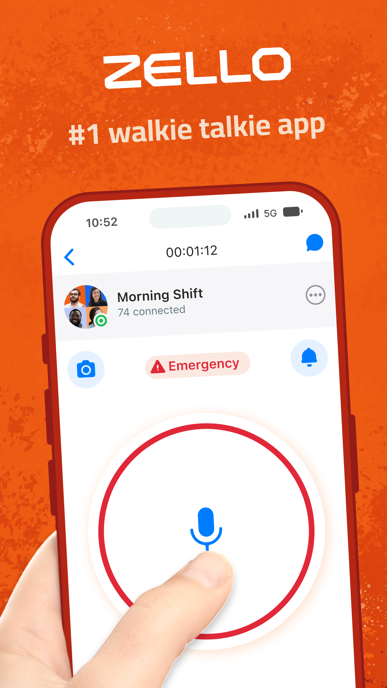 Zello Walkie Talkie screenshot 1