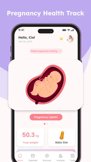 Momiary: Pregnancy Tracker iPhone Ekran Görüntüsü 1