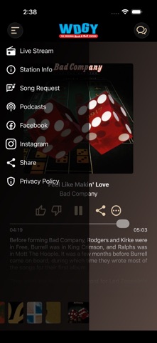 WDGY Radio screenshot