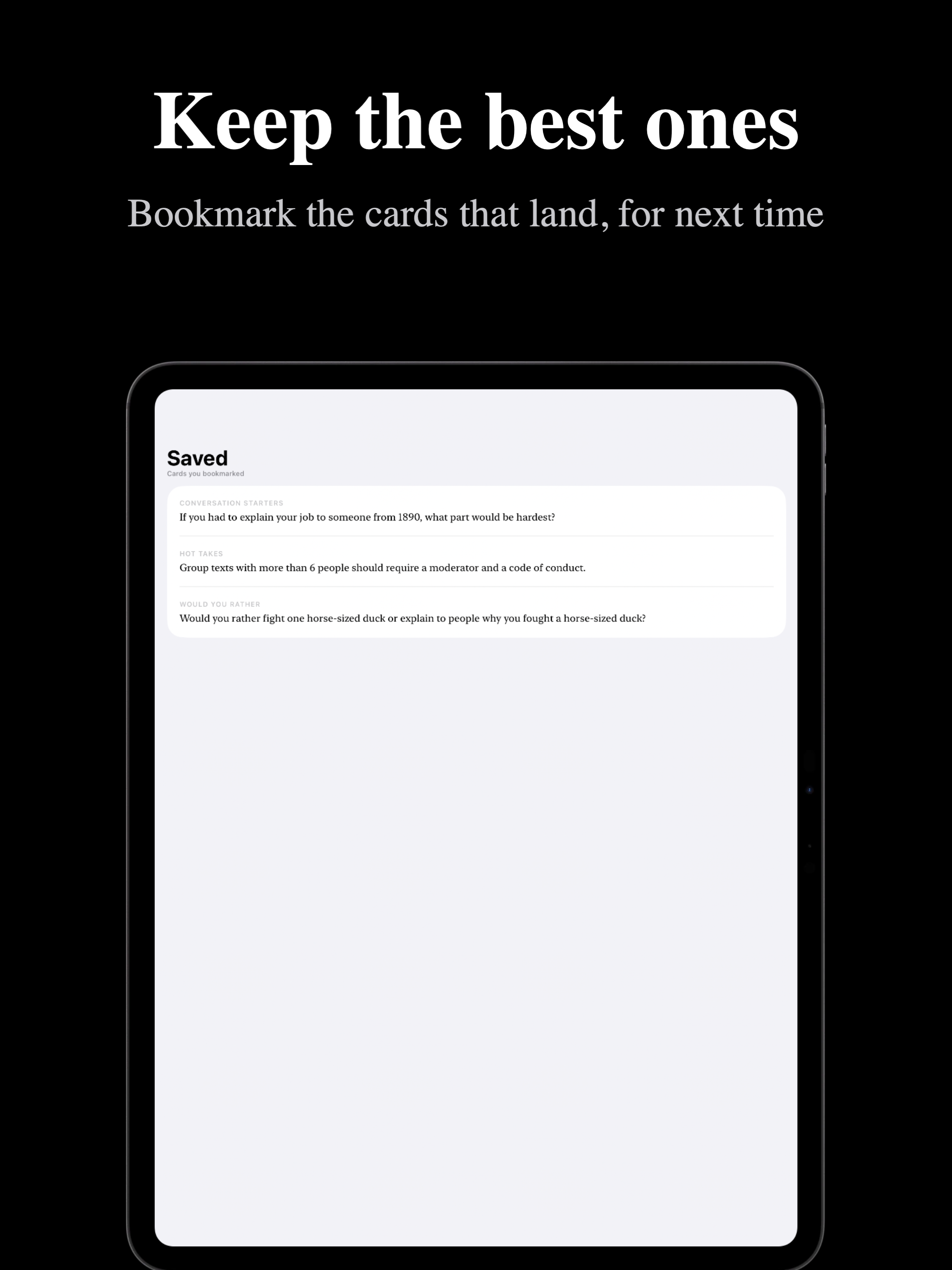 Quippy: Conversation Cards screenshot 13