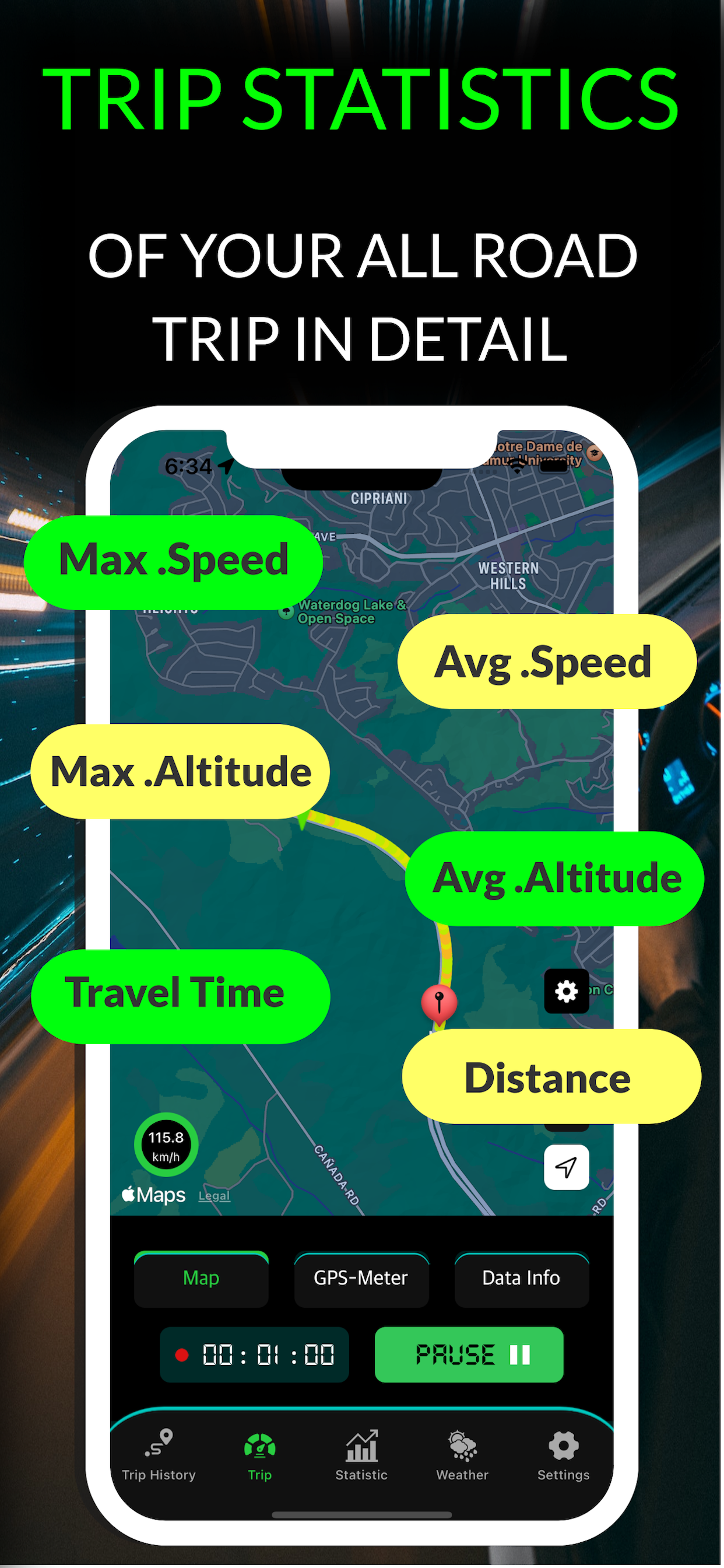Speedometer GPS & MPH Tracker