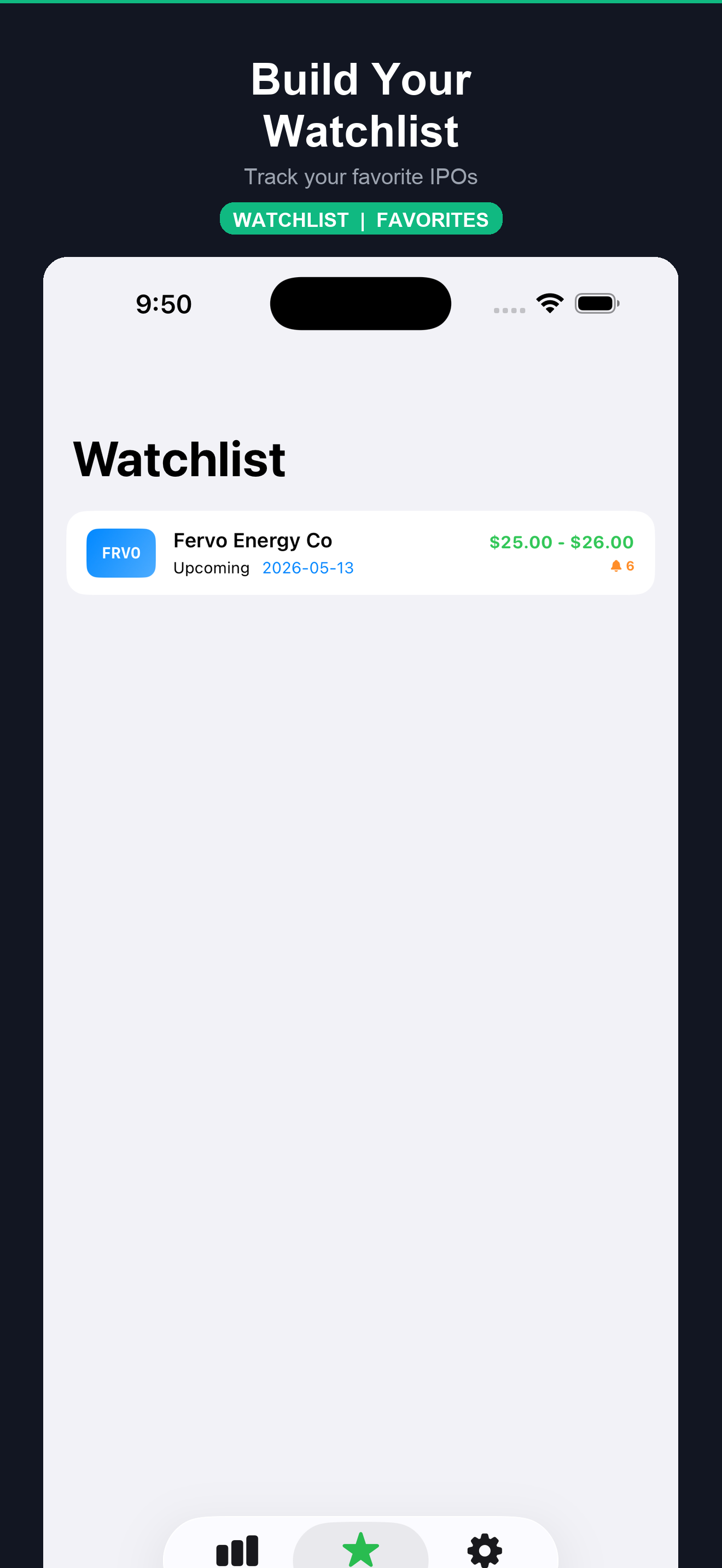 IPO Tracker & Alert